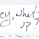Handwritten notes sort of look like drawing on the iPad Pro.